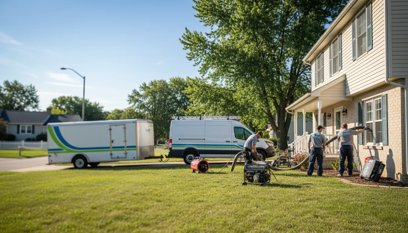 Flooded Basement Restoration And Cleanup With Repair in Squires, MO near me